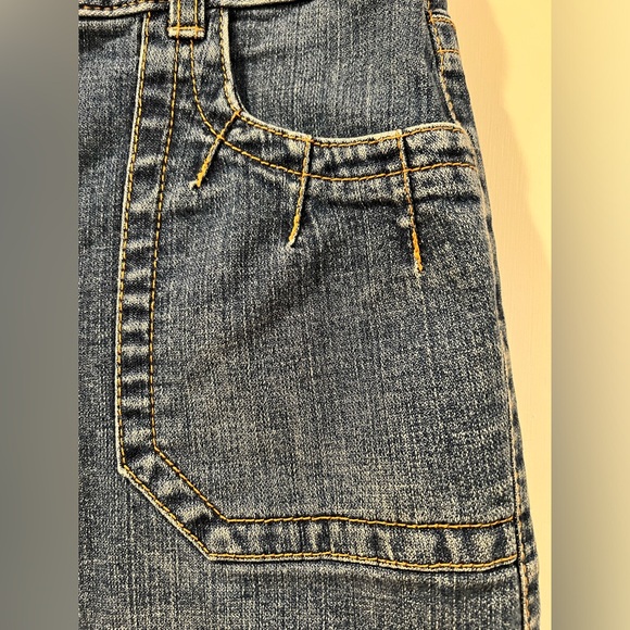Ann Taylor Loft Women’s Denim Goucho Jeans capris Coulotts 4 - Picture 3 of 10